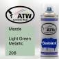 Preview: Mazda, Light Green Metallic, 20B: 400ml Sprühdose, von ATW Autoteile West.